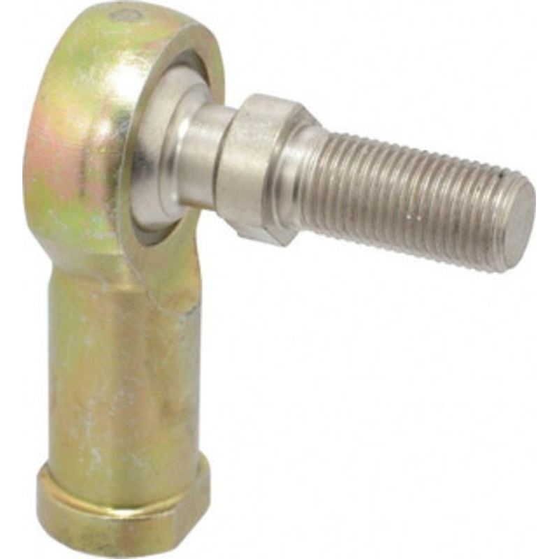 Alinabal 1/2 ID, 1.3333 Max OD, 6,400 Lb Max Static Cap, Spherical Rod End 1/2-20 RH, 3/4 Shank Diam, 1-3/16 Shank Length, Steel with Molded Nyloy Raceway PFS8G – 73202202
