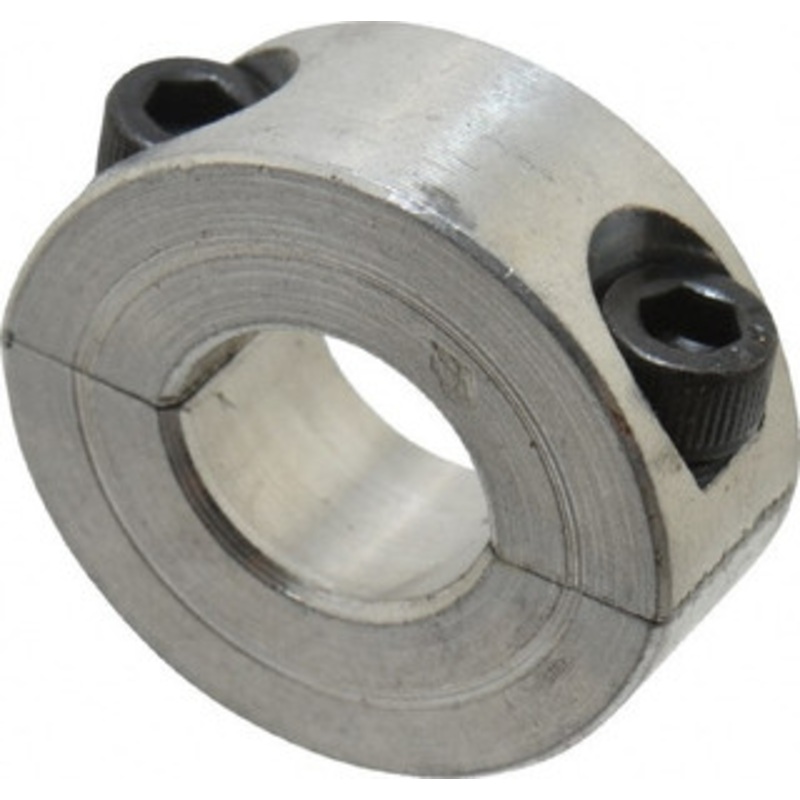 Climax 7/16 Bore, Aluminum, Two Piece Two Piece Split Shaft Collar 15/16 Outside Diam, 3/8 Wide 2C-043-A – 75237149