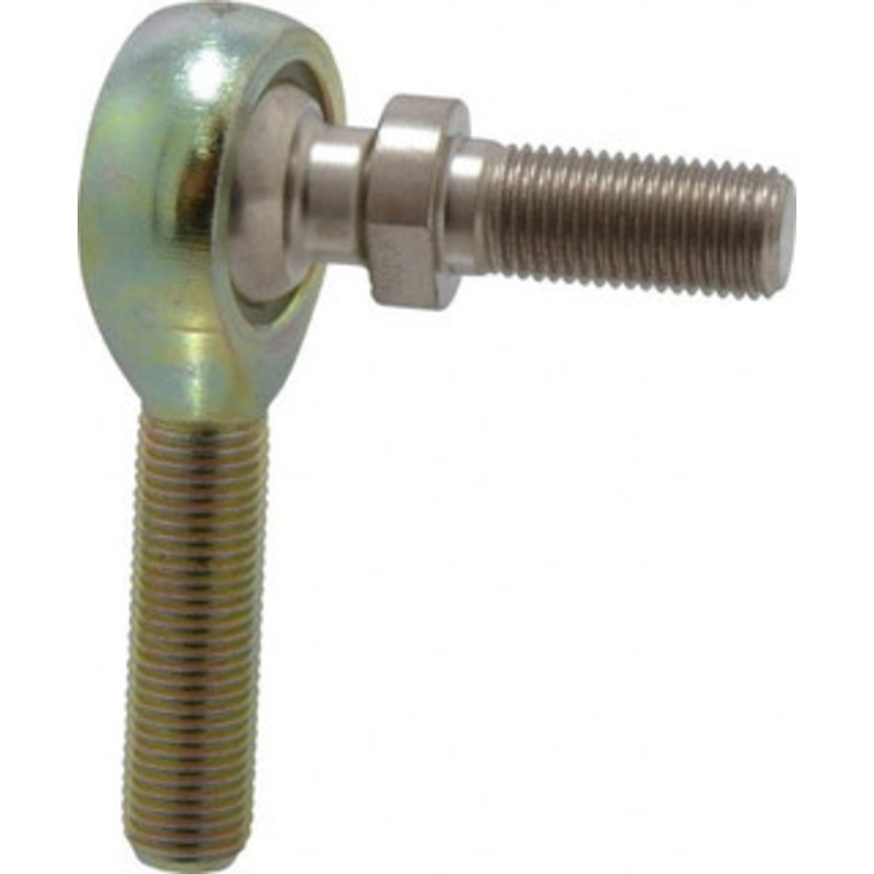 Alinabal 3/8 ID, 1 Max OD, 3,250 Lb Max Static Cap, Spherical Rod End 3/8-24 RH, 0.562 Shank Diam, 1-1/4 Shank Length, Steel with Molded Nyloy Raceway PMS6G – 73205049