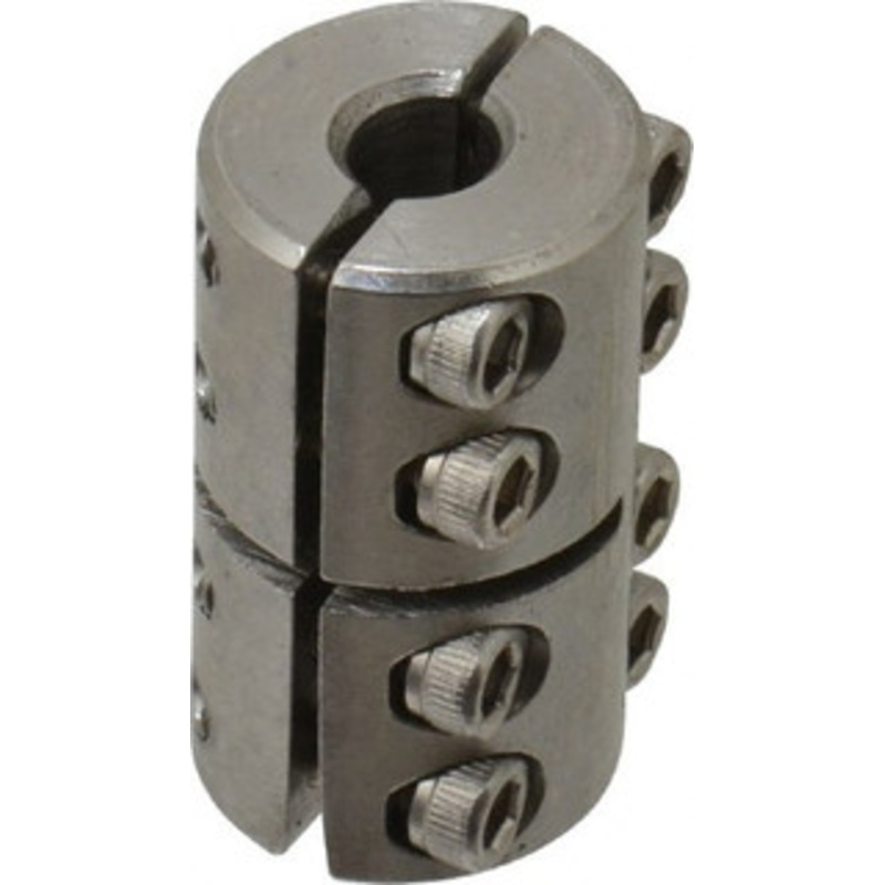 Climax 1/4 Inside x 5/8 Outside Diam, Two Piece Rigid Coupling without Keyway 1 Long 2ISCC-025-025-S – 75241729