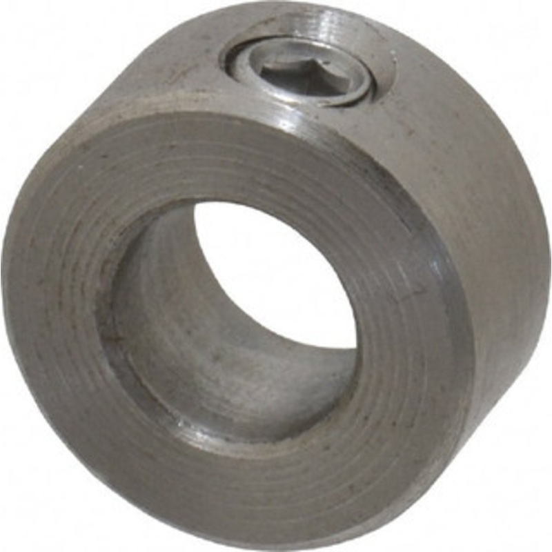 Climax 3/8 Bore, Stainless Steel, Set Screw Shaft Collar 3/4 Outside Diam, 3/8 Wide C-037-S – 35465327
