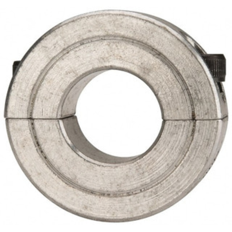Climax 11/16 Bore, Aluminum, Two Piece Two Piece Split Shaft Collar 1-1/2 Outside Diam, 1/2 Wide 2C-068-A – 75237164
