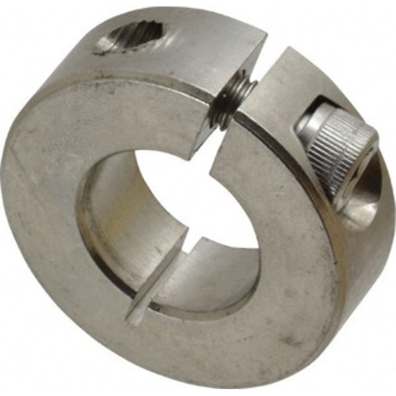 Climax 3/4 Bore, Stainless Steel, One Piece Clamp Collar 1-1/2 Outside Diam, 1/2 Wide 1C-075-S – 35462589