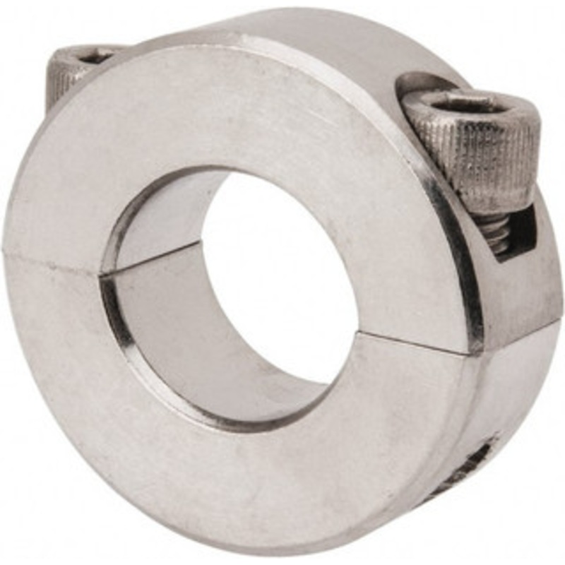 Climax 3/4 Bore, Stainless Steel, Two Piece Shaft Collar 1-1/2 Outside Diam, 1/2 Wide 2C-075-S – 35462811