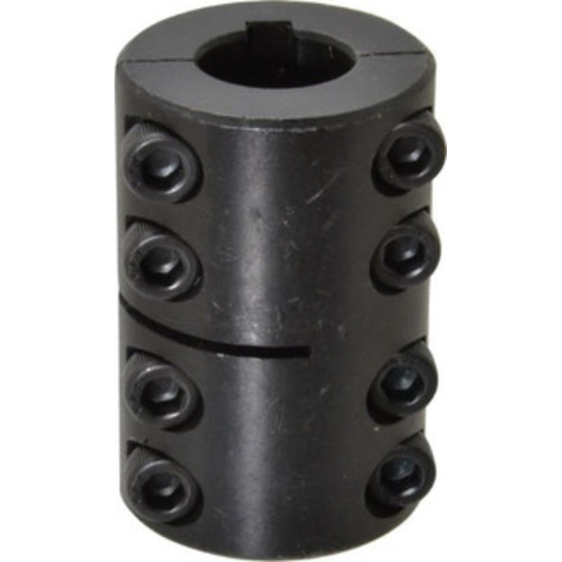 Climax 5/8 Inside x 1-5/16 Outside Diam, Two Piece Rigid Coupling with Keyway 2 Long x 3/16 Keyway Width x 3/32 Keyway Depth 2ISCC-062-062KW – 75241869