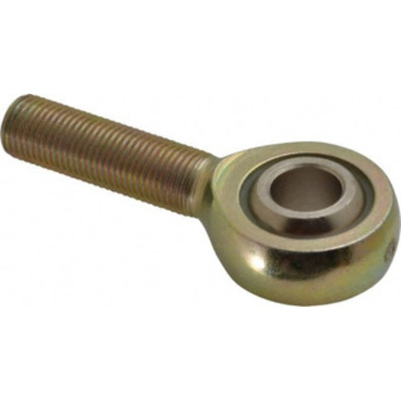 Alinabal 1/2 ID, 1-5/16 Max OD, 6,400 Lb Max Static Cap, Spherical Rod End 1/2-20 LH, 3/4 Shank Diam, 1-1/2 Shank Length, Steel with Molded Nyloy Raceway PML8G – 73204828