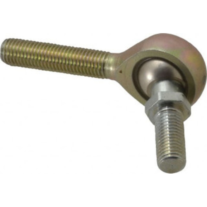 Alinabal 5/16 ID, 7/8 Max OD, 2,800 Lb Max Static Cap, Spherical Rod End 5/16-24 RH, 0.437 Shank Diam, 1-1/4 Shank Length, Steel with Molded Nyloy Raceway PMS5GR – 73205031