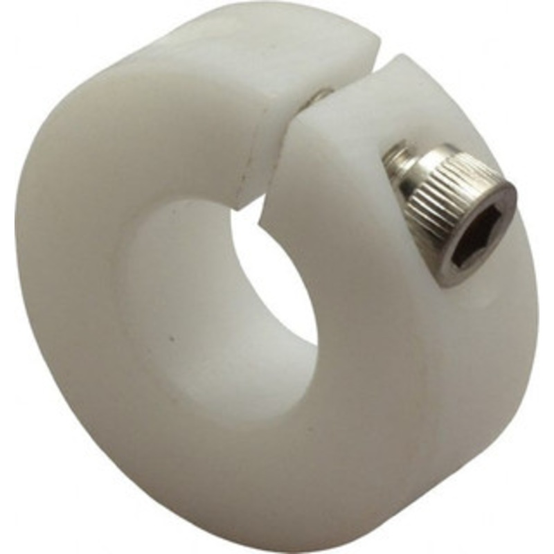 Climax 1/2 Bore, Plastic, One Piece One Piece Split Shaft Collar 1-1/8 Outside Diam, 13/32 Wide P1C-050 – 73091118