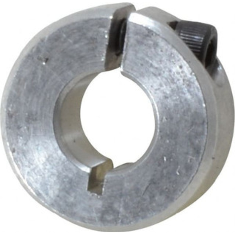 Climax 3/8 Bore, Aluminum, One Piece One Piece Split Shaft Collar 7/8 Outside Diam, 11/32 Wide MOD 1C-037-A – 73091415