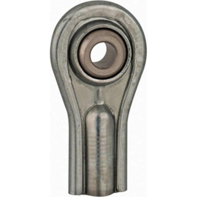 Alinabal 3/16 ID, Female Spherical Rod End 10-32 RH, Carbon Steel with Steel Raceway KF-3-G – 36671204