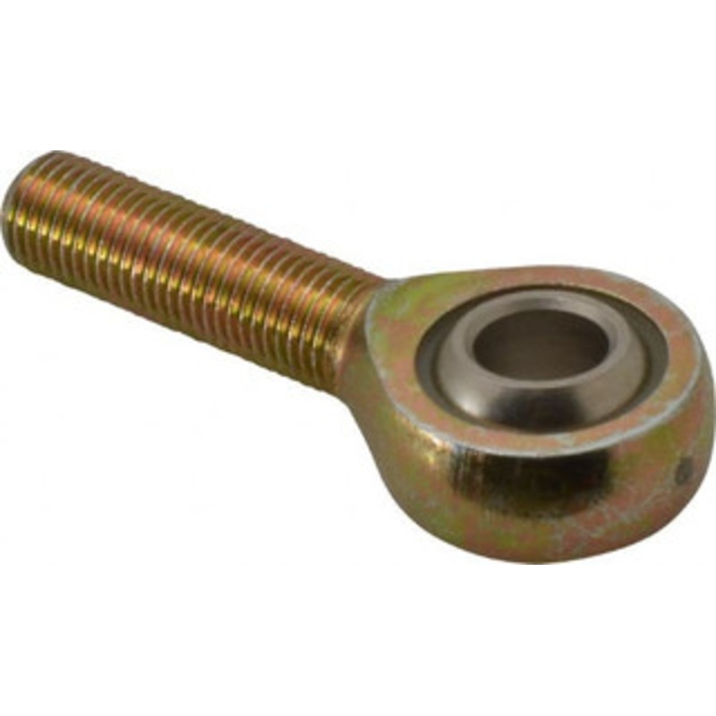Alinabal 7/16 ID, 1-1/8 Max OD, 3,750 Lb Max Static Cap, Spherical Rod End 7/16-20 RH, 5/8 Shank Diam, 1-3/8 Shank Length, Steel with Molded Nyloy Raceway PM7G – 73205163