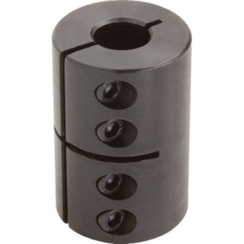 Climax 1-1/2 Inside x 2-1/2 Outside Diam, Rigid Coupling with Keyway 3-3/4 Long x 3/8 Keyway Width CC-150-150-KW – 35462217