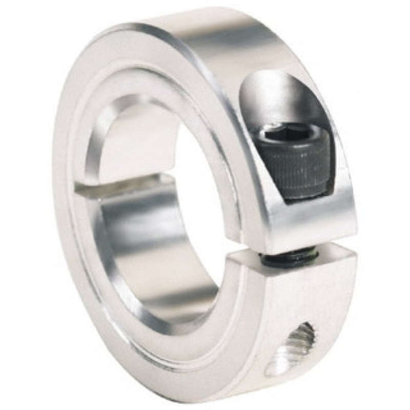 Climax 1/8 Bore, Aluminum, One Piece One Piece Split Shaft Collar 5/8 Outside Diam, 9/32 Wide MOD 1C-012-A – 73091373