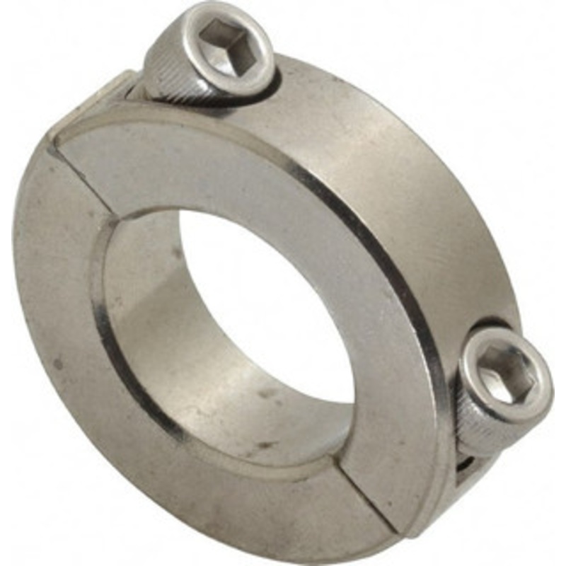 Climax 1 Bore, Stainless Steel, Two Piece Shaft Collar 1-3/4 Outside Diam, 1/2 Wide 2C-100-S – 35462837