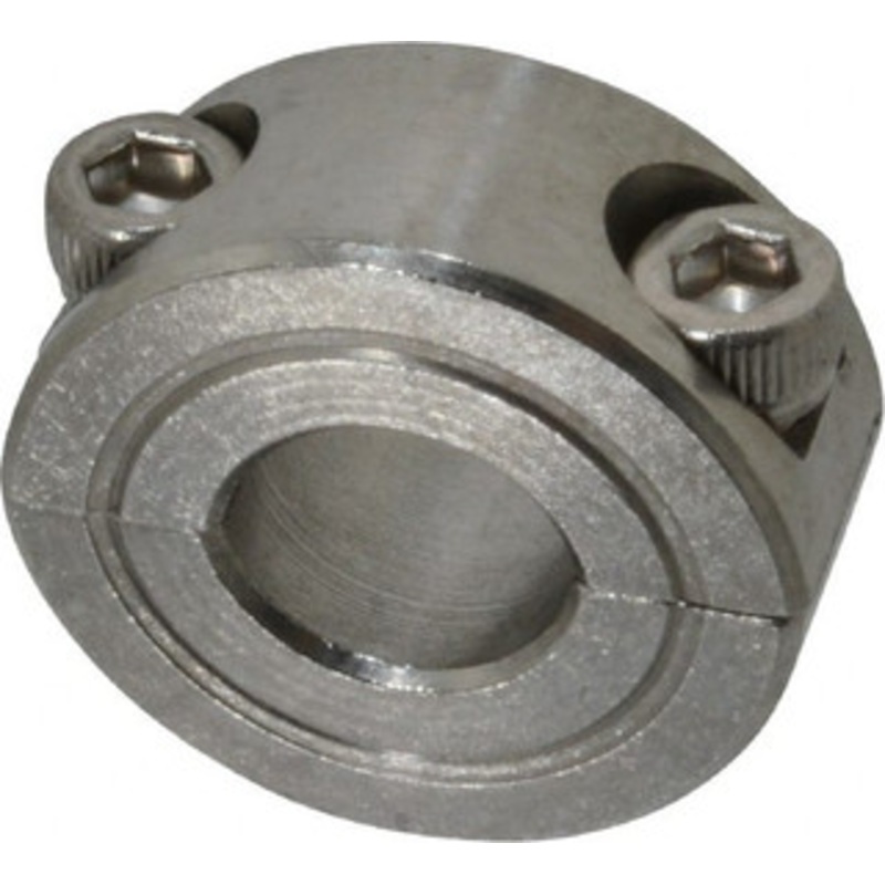 Climax 3/8 Bore, Stainless Steel, Two Piece Shaft Collar 7/8 Outside Diam, 3/8 Wide 2C-037-S – 35462753