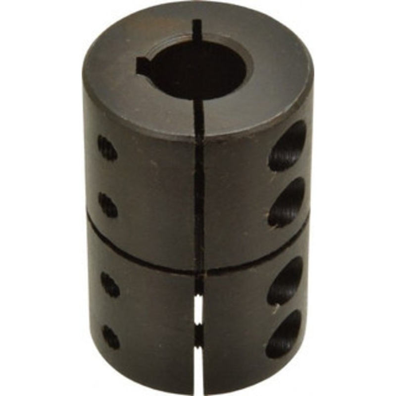 Climax 5/8 Inside x 1-1/2 Outside Diam, Rigid Coupling with Keyway 2-1/4 Long x 3/16 Keyway Width CC-062-062-KW – 35462167