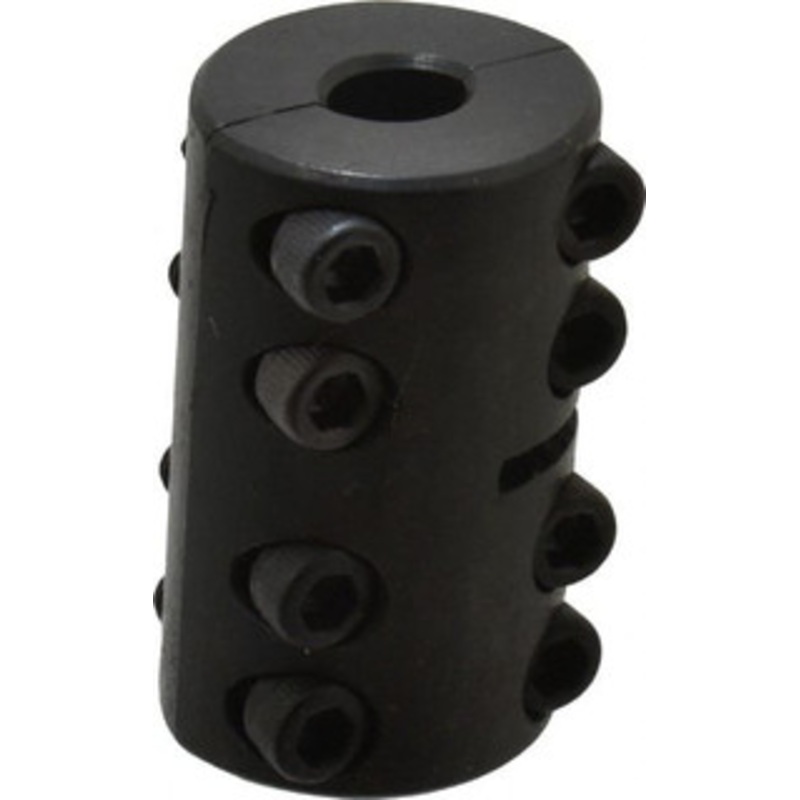 Climax 1/4 Inside x 5/8 Outside Diam, Two Piece Rigid Coupling without Keyway 1 Long 2ISCC-025-025 – 75241711