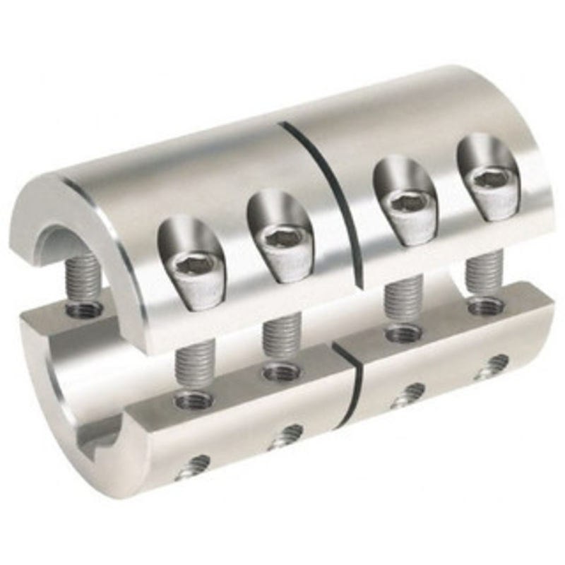 Climax 1 x 3/4 Bore, Stainless Steel, With Keyway Two Piece Split Shaft Collar 1-3/4 Outside Diam, 3 Wide 2ISCC100-075SKW – 73091464