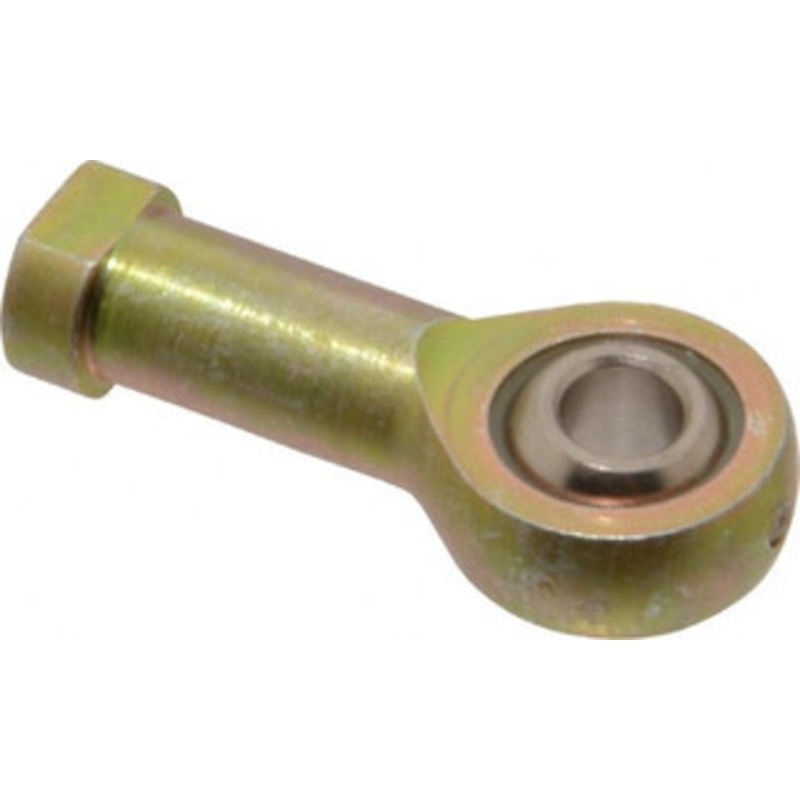 Alinabal 1/4 ID, 5/8 Max OD, 1,650 Lb Max Static Cap, Spherical Rod End 1/4-28 RH, 0.312 Shank Diam, 3/4 Shank Length, Steel with Molded Nyloy Raceway PF4G – 73204703