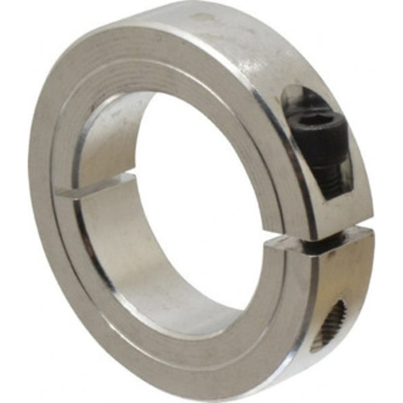 Climax 1-1/2 Bore, Aluminum, One Piece Clamp Collar 2-3/8 Outside Diam, 9/16 Wide 1C-150-A – 35463470