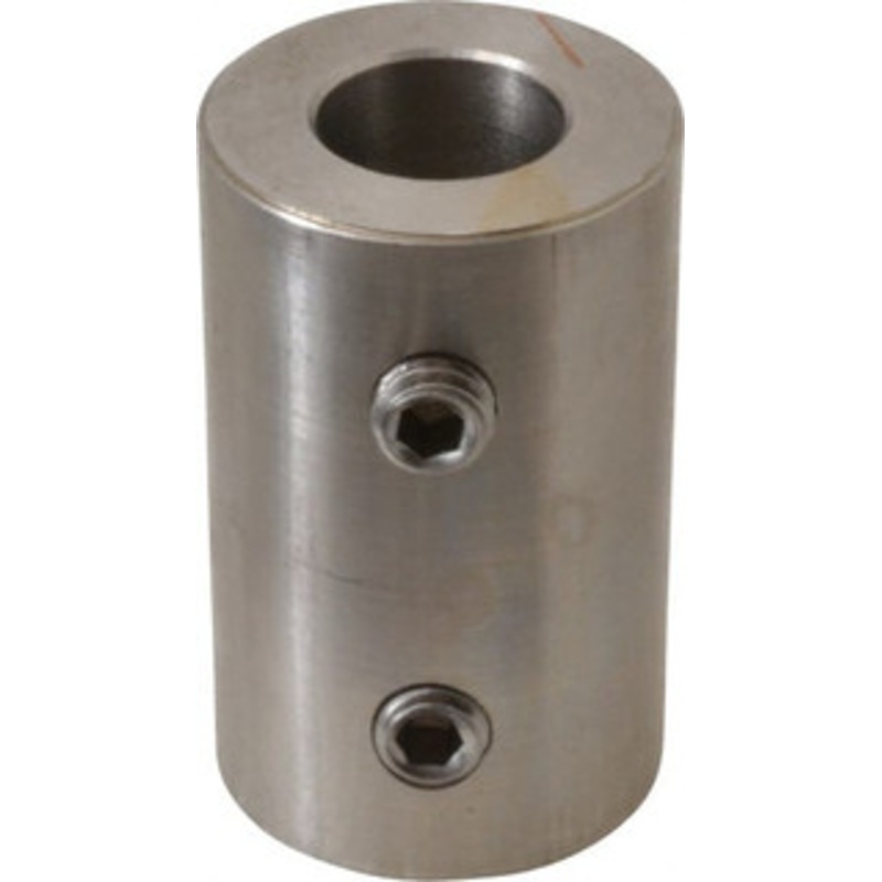 Climax 5/8 Inside x 1-1/4 Outside Diam, Stainless Steel Set Screw Rigid Coupling 2 Long RC-062-S – 09045469
