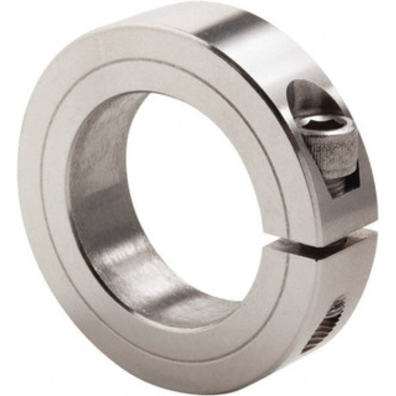 Climax 1-7/8 Bore, Stainless Steel, One Piece Clamp Collar 2-7/8 Outside Diam, 11/16 Wide 1C-187-S – 35462688