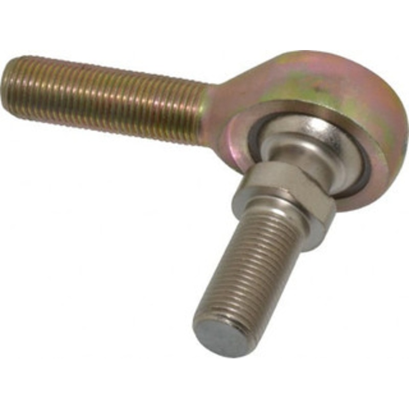 Alinabal 1/2 ID, 1-5/16 Max OD, 6,400 Lb Max Static Cap, Spherical Rod End 1/2-20 LH, 3/4 Shank Diam, 1-1/2 Shank Length, Steel with Molded Nyloy Raceway PMSL8G – 73204943