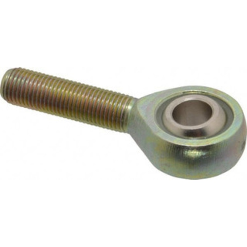 Alinabal 3/8 ID, 1 Max OD, 3,200 Lb Max Static Cap, Spherical Rod End 3/8-24 RH, 0.562 Shank Diam, 1-1/4 Shank Length, Steel with Molded Nyloy Raceway PM6G – 73205155