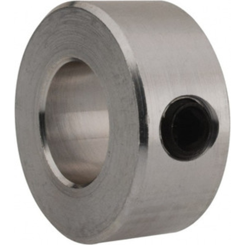 Climax 1/2 Bore, Aluminum, One Piece Solid Set Screw Collars 1 Outside Diam, 7/16 Wide C-050-A – 73090920