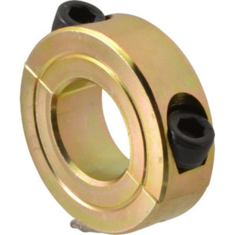 Climax 13/16 Bore, Steel, Two Piece Clamping Shaft Collar 1-5/8 Outside Diam, 1/2 Wide CR2C-081 – 65021677