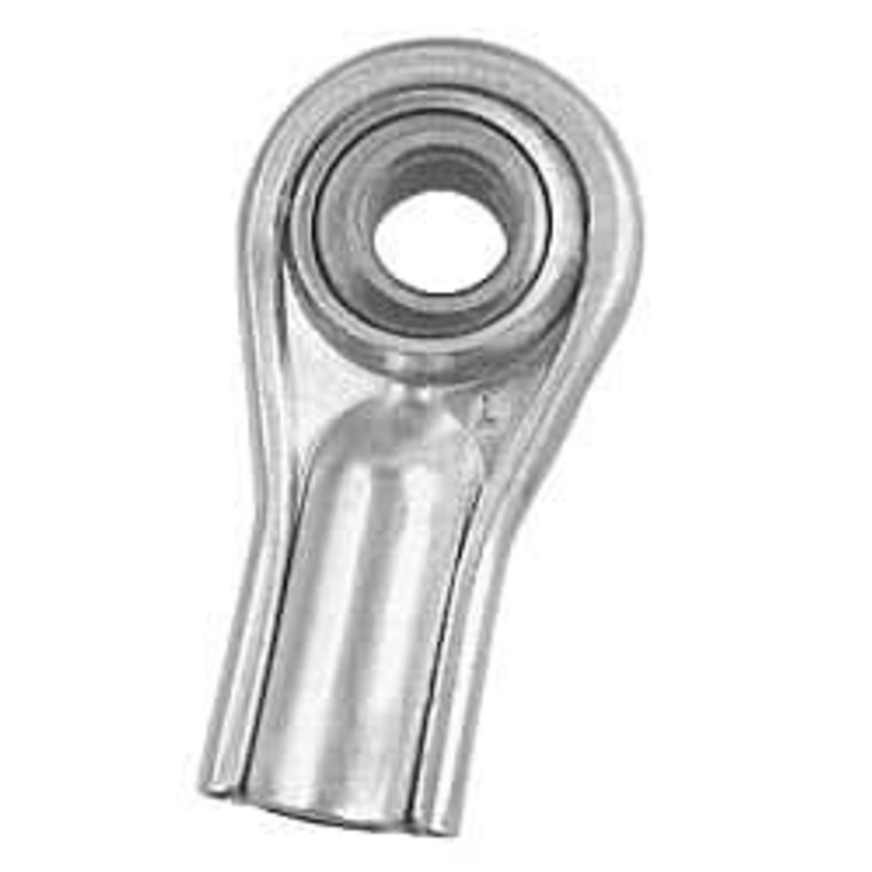 Alinabal 1/4 ID, Female Spherical Rod End 1/4-28 LH, Carbon Steel with Steel Raceway KFL-4-G – 36671261