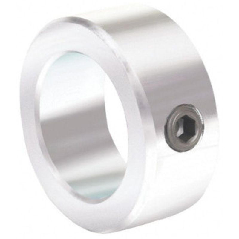 Climax 1-1/2 Bore, Aluminum, One Piece Solid Set Screw Collars 2-1/4 Outside Diam, 3/4 Wide C-150-A – 73091001