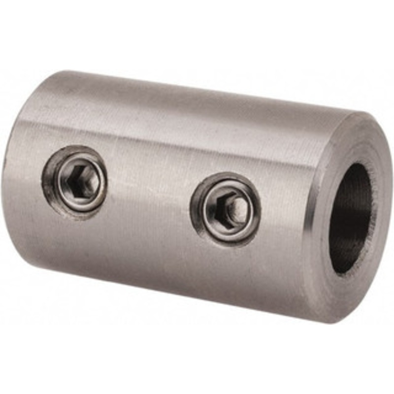 Climax 5/16 Inside x 5/8 Outside Diam, Stainless Steel Set Screw Rigid Coupling 1 Long RC-031-S – 09045436