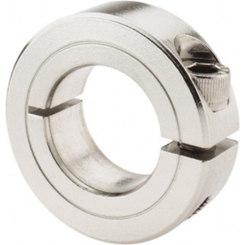 Climax 7/8 Bore, Stainless Steel, One Piece Clamp Collar 1-5/8 Outside Diam, 1/2 Wide 1C-087-S – 35462597
