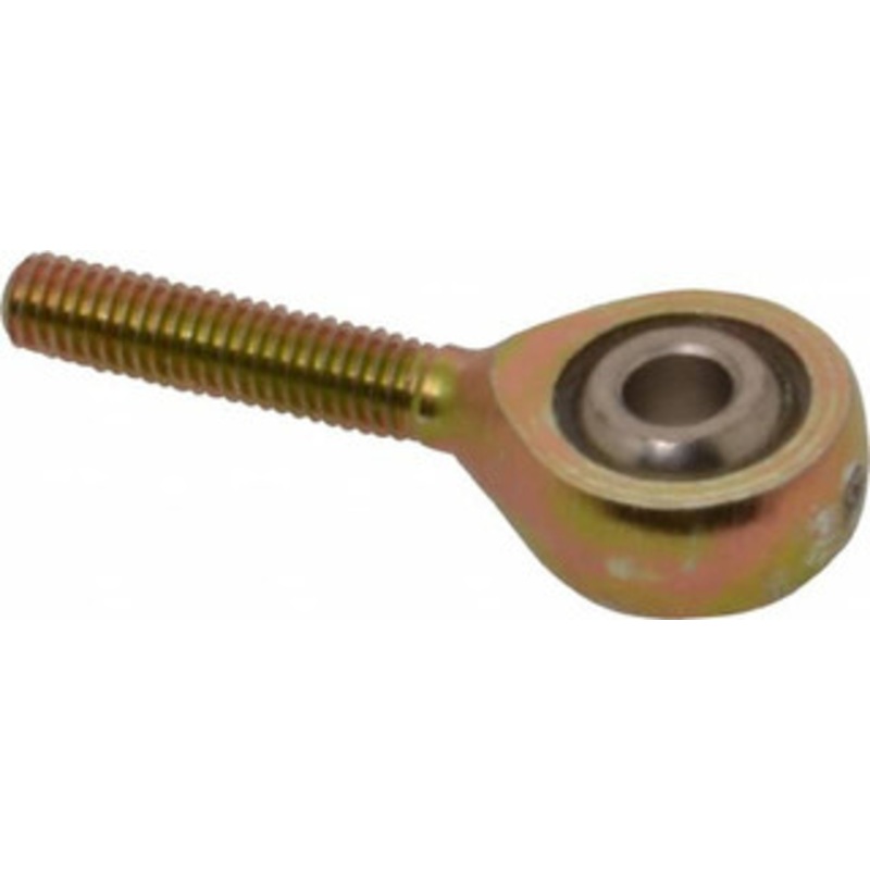 Alinabal 0.19 ID, 5/8 Max OD, 1,200 Lb Max Static Cap, Spherical Rod End 10-32 RH, 0.312 Shank Diam, 3/4 Shank Length, Steel with Molded Nyloy Raceway PM3G – 73205122