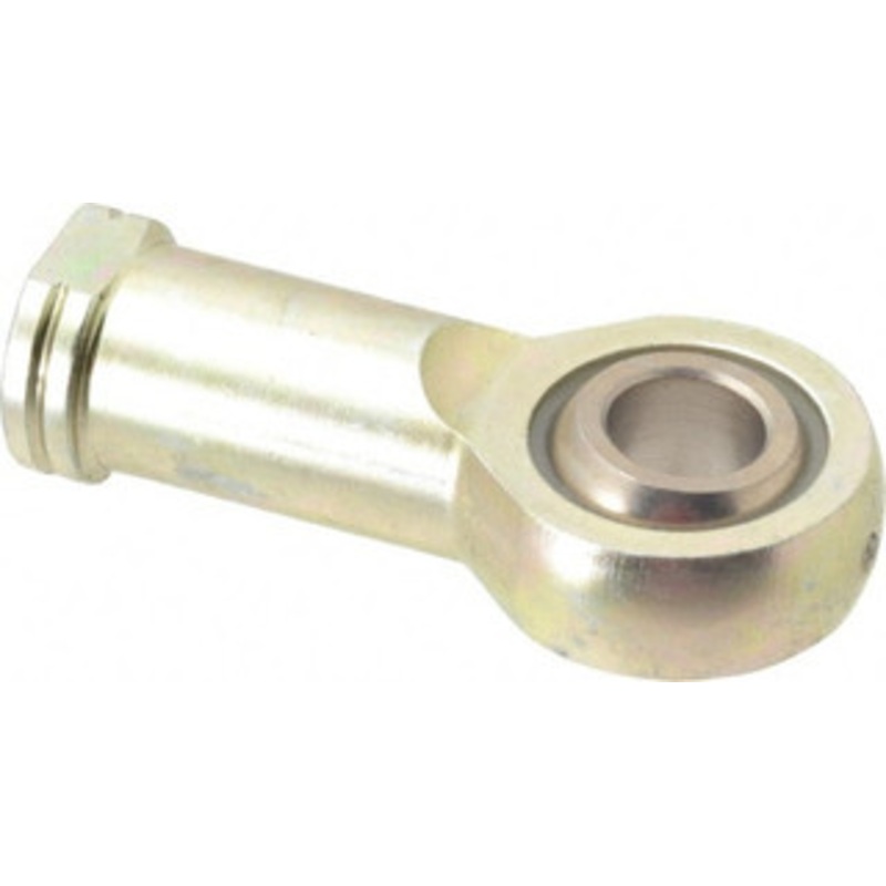 Alinabal 1/2 ID, 1-5/16 Max OD, 6,400 Lb Max Static Cap, Spherical Rod End 1/2-20 LH, 3/4 Shank Diam, 1-3/16 Shank Length, Steel with Molded Nyloy Raceway PFL8G – 73201980