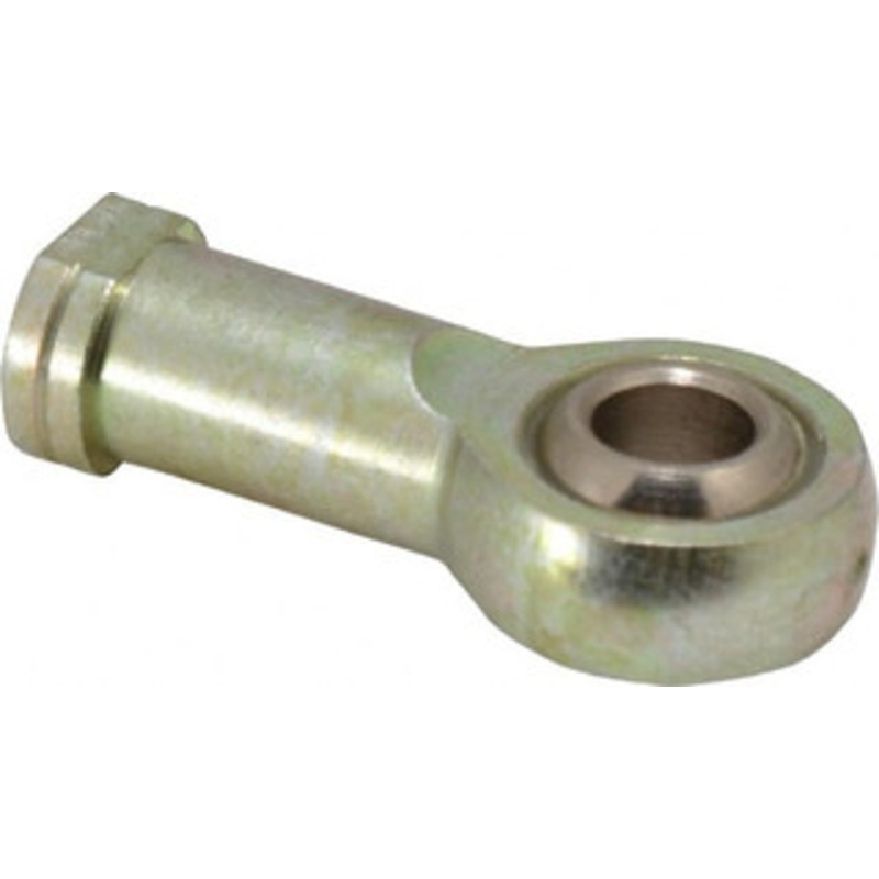 Alinabal 7/16 ID, 1-1/8 Max OD, 3,800 Lb Max Static Cap, Spherical Rod End 7/16-20 LH, 5/8 Shank Diam, 1-1/16 Shank Length, Steel with Molded Nyloy Raceway PFL7G – 73201972
