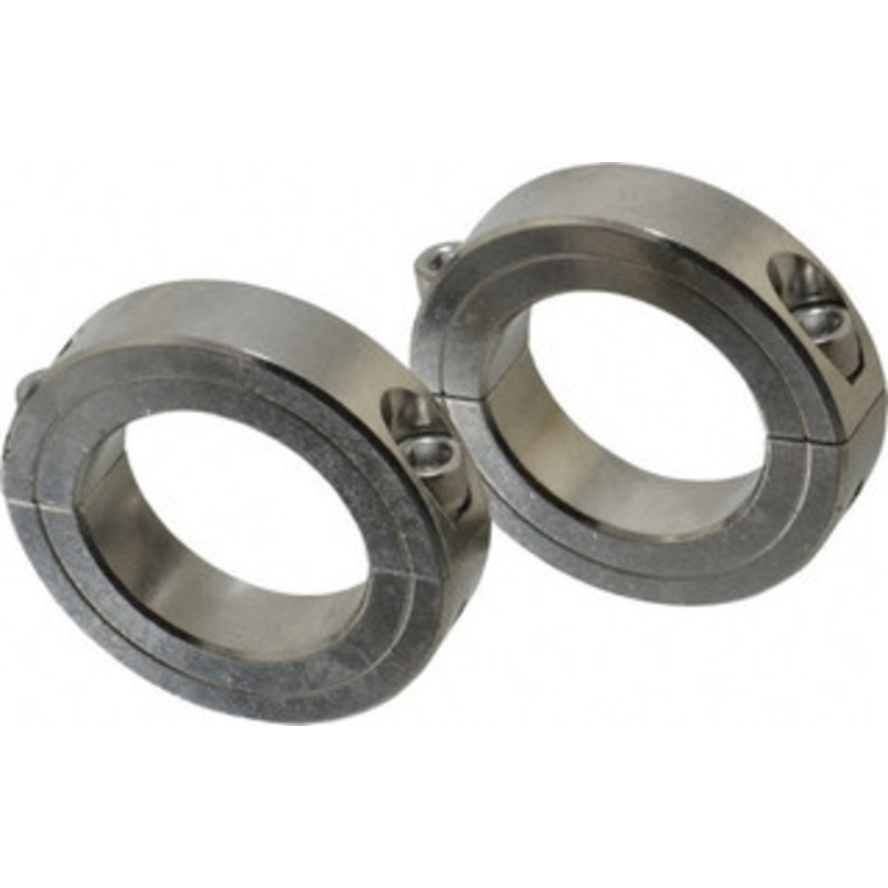Climax 1-1/2 Bore, Stainless Steel, Two Piece Shaft Collar 2-3/8 Outside Diam, 9/16 Wide 2C-150-S – 35462894