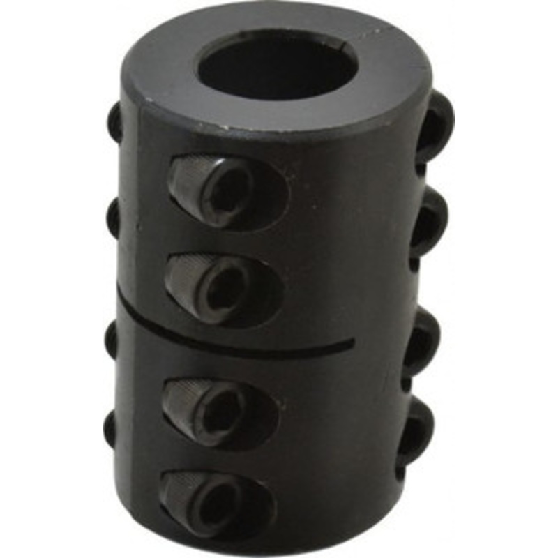 Climax 3/4 Inside x 1-1/2 Outside Diam, Two Piece Rigid Coupling without Keyway 2-1/4 Long 2ISCC-075-075 – 67747279