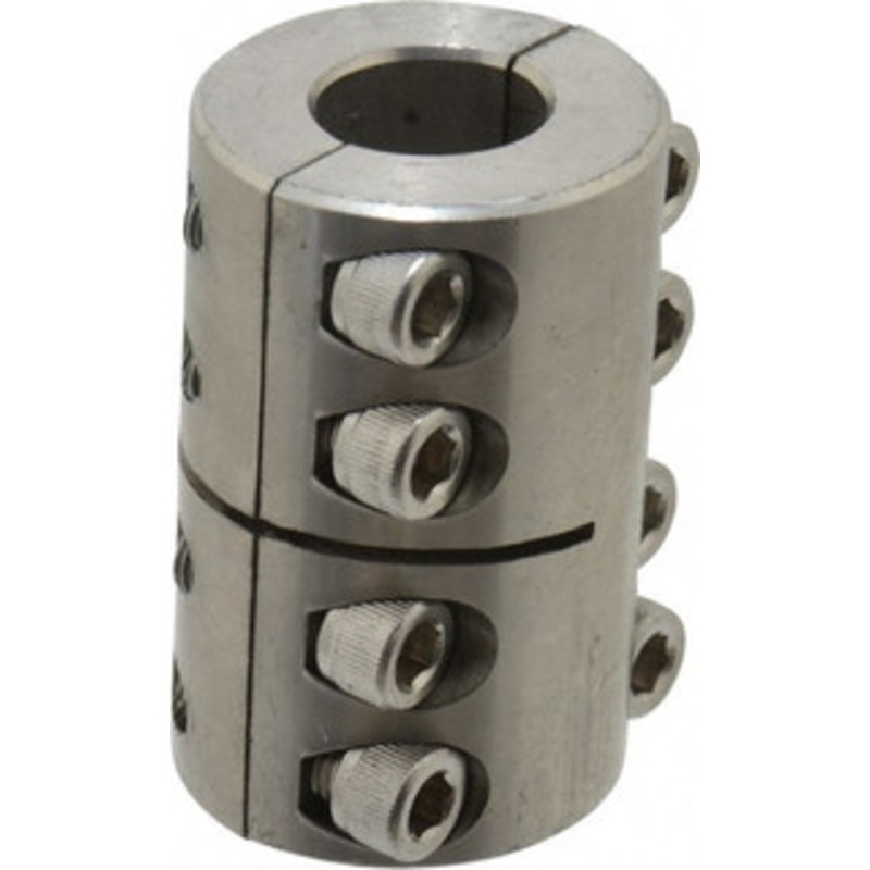 Climax 3/4 Inside x 1-1/2 Outside Diam, Two Piece Rigid Coupling without Keyway 2-1/4 Long 2ISCC-075-075-S – 75241901