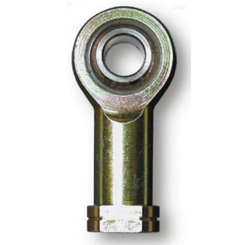 Alinabal 3/4 ID, 1-3/4 Max OD, 9,000 Lb Max Static Cap, Spherical Rod End 3/4-16 LH, 1 Shank Diam, 1-3/4 Shank Length, Steel with Molded Nyloy Raceway PFL12G – 73201923