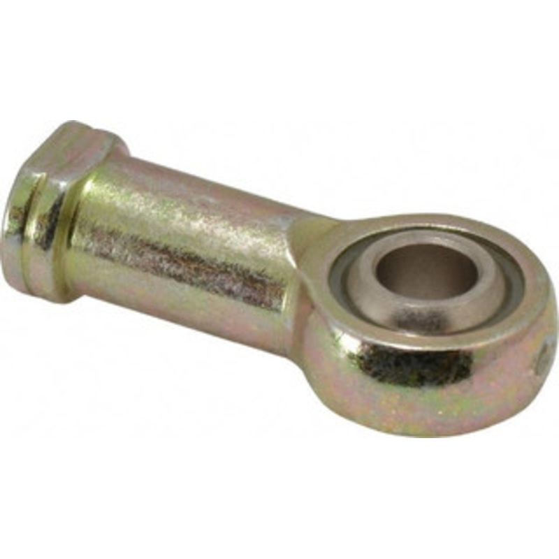 Alinabal 3/8 ID, 1 Max OD, 3,250 Lb Max Static Cap, Spherical Rod End 3/8-24 LH, 0.562 Shank Diam, 15/16 Shank Length, Steel with Molded Nyloy Raceway PFL6G – 73201964