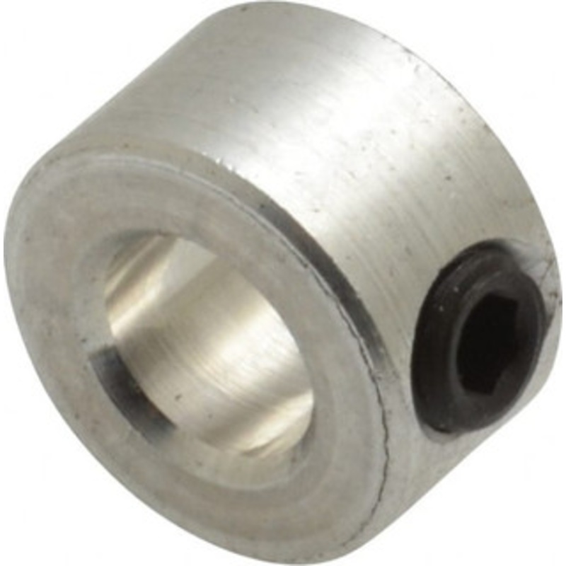 Climax 1/4 Bore, Aluminum, One Piece Solid Set Screw Collars 1/2 Outside Diam, 9/32 Wide MOD C-025-A – 73091019