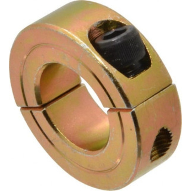 Climax 7/8 Bore, Steel, Two Piece Clamping Shaft Collar 1-5/8 Outside Diam, 1/2 Wide CR2C-087 – 65021685