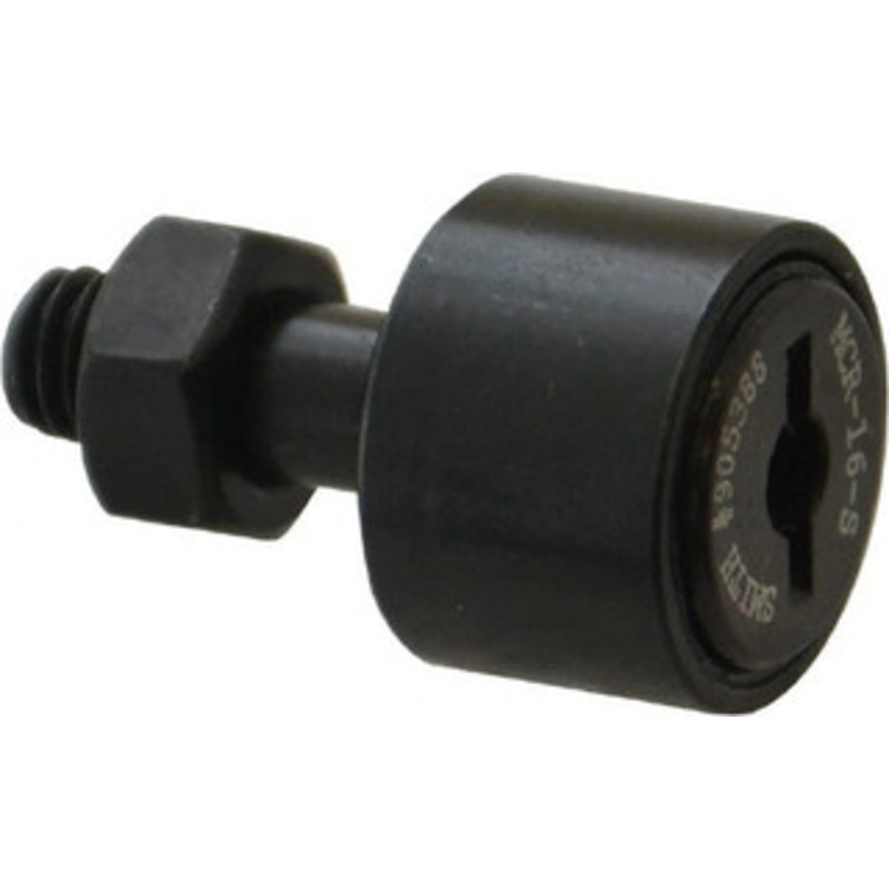 Accurate Bushing Co. 16mm Roller Diam x 11mm Width, 6mm Stud Diam x 16mm Length, Sealed Stud Cam Follower Steel, 8mm Thread Length, M6x1 Thread, 28mm OAL, 3,800 N Dynamic Cap, 3,750 N Static Cap MCR-16-S – 36670891