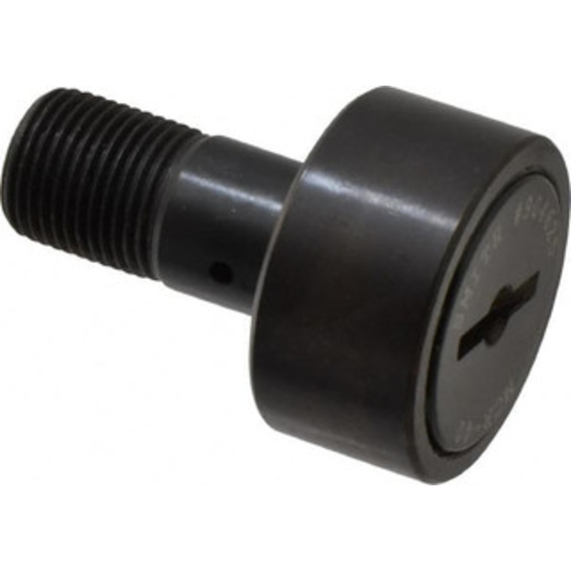 Accurate Bushing Co. 40mm Roller Diam x 20mm Width, 18mm Stud Diam x 36.5mm Length, Stud Cam Follower Steel, 19mm Thread Length, M18x1.5 Thread, 58mm OAL, 14,200 N Dynamic Cap, 20,400 N Static Cap MCR-40 – 36670883