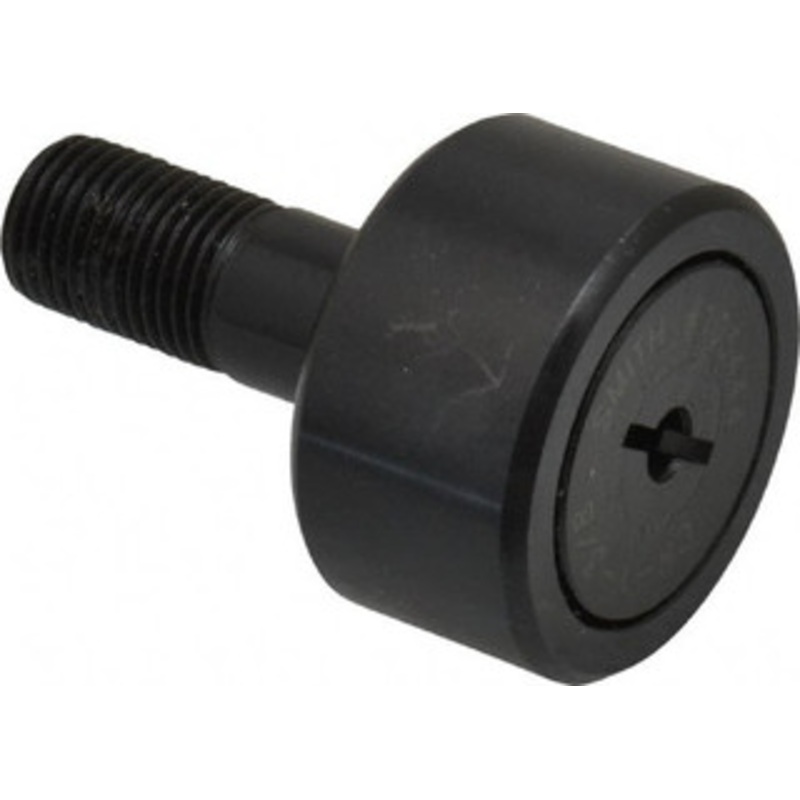 Accurate Bushing Co. 1-3/8 Roller Diam x 3/4 Width, 1/2 Stud Diam x 1-1/4 Length, Stud Cam Follower Steel, 5/8 Thread Length, 1/2-20 Thread, 2 OAL, 4,470 Lb Dynamic Cap, 4,300 Lb Static Cap CR-1-3/8 – 36670479
