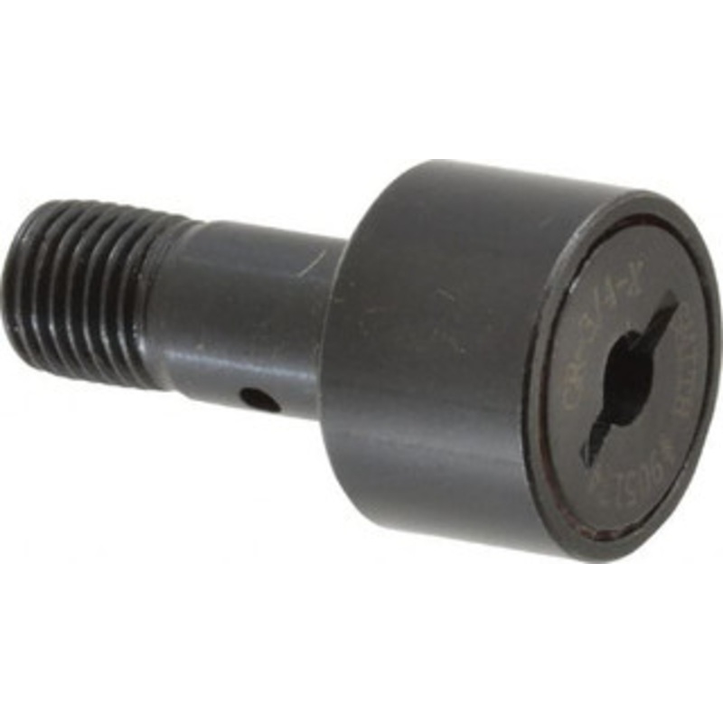 Accurate Bushing Co. 3/4 Roller Diam x 1/2 Width, 3/8 Stud Diam x 7/8 Length, Stud Cam Follower Steel, 3/8 Thread Length, 3/8-24 Thread, 1-3/8 OAL, 2,140 Lb Dynamic Cap, 2,260 Lb Static Cap CR-3/4-X – 36670560