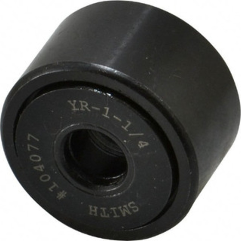 Accurate Bushing Co. 3/8 Bore, 1-1/4 Roller Diam x 3/4 Roller Width, Steel Yoke Cam Follower 4,470 Lb Dynamic Load Capacity, 13/16 Overall Width YR-1-1/4 – 36670701