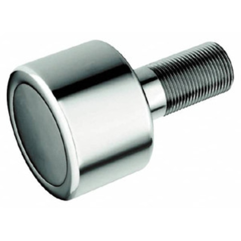Accurate Bushing Co. 1-3/4 Roller Diam x 1-3/16 Width, 3/4 Stud Diam x 1-3/4 Length, Plain Load Roller Steel, 7/8 Thread Length, 3/4-16 Thread, 2,520 Lb Dynamic Cap, 1,370 Lb Static Cap PCR-1-3/4 – 56612047